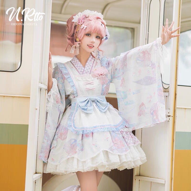 Quà tặng Nhật Bản- Phụ kiện tóc Kanzashi - trâm cài cô  dâu, kẹp tóc chụp kimono yukata