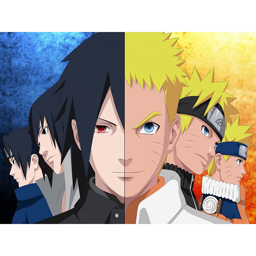 Bộ Tranh Đính Đá 5D Họa Tiết Hoạt Hình Naruto Độc Đáo DIY Dùng Trang Trí Nhà Cửa