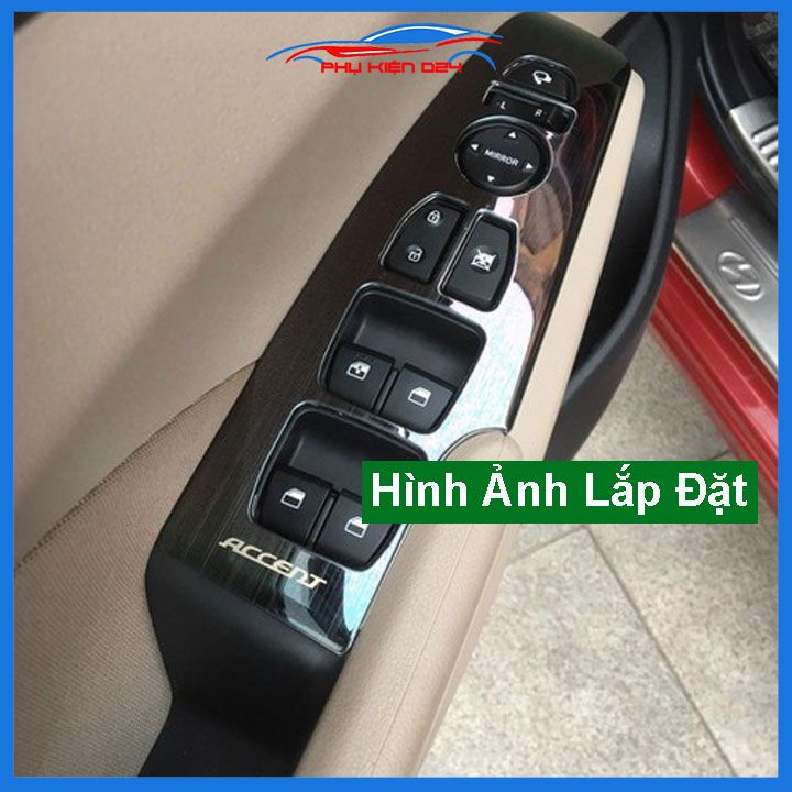 Ốp nội thất Accent 2018-2019-2020-2021-2022 vân Titan bảo vệ chống trầy xước và làm đẹp xe