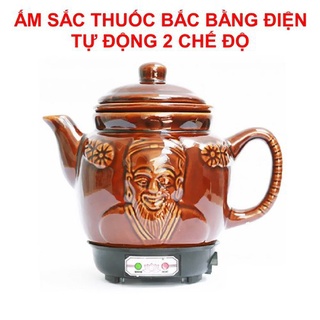 [KÈM VÒNG SỨ] Ấm Siêu Sắc Thuốc Bắc 2 Chế Độ BH 6T
