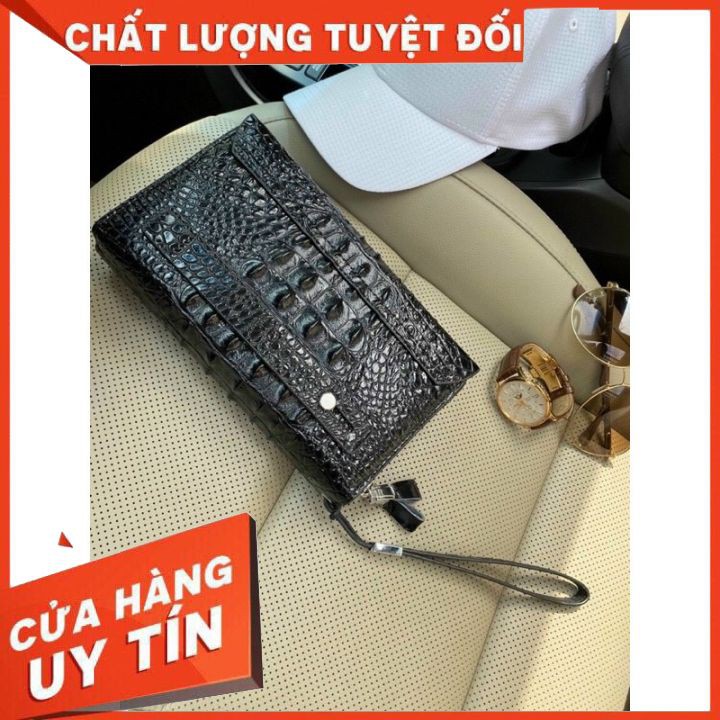 Túi Cầm Tay Da Thật