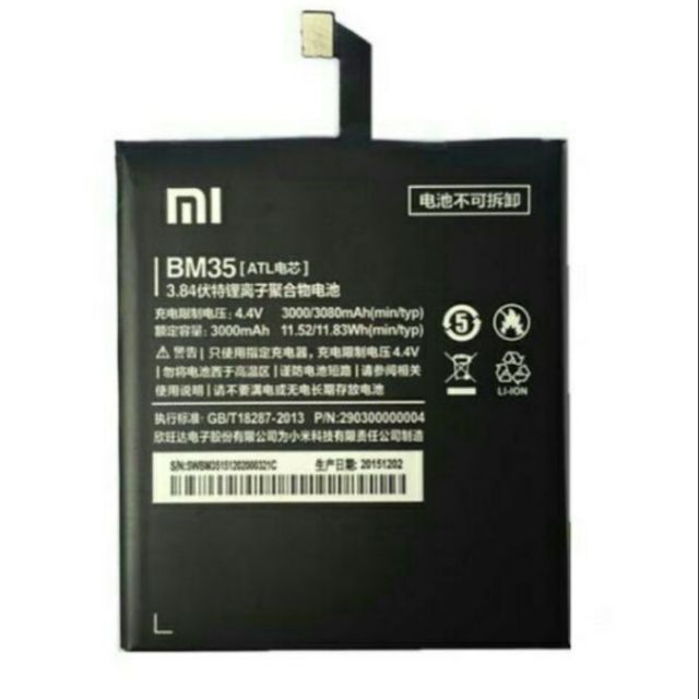 Pin xịn cho xiaomi mi4c BM35 bảo hành 6 tháng