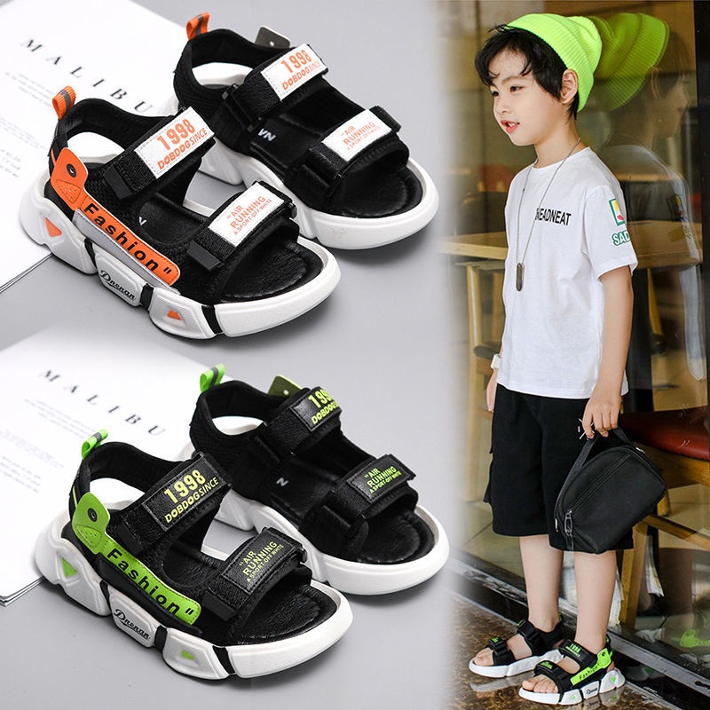 Giày Sandal Đế Mềm Chống Trượt Phong Cách Mới 2022 Cho Bé Trai
