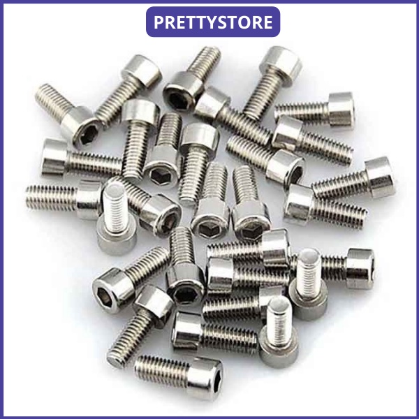 Ốc xe đạp lục giác Inox M5 gắn bình nước xe đạp thể thao
