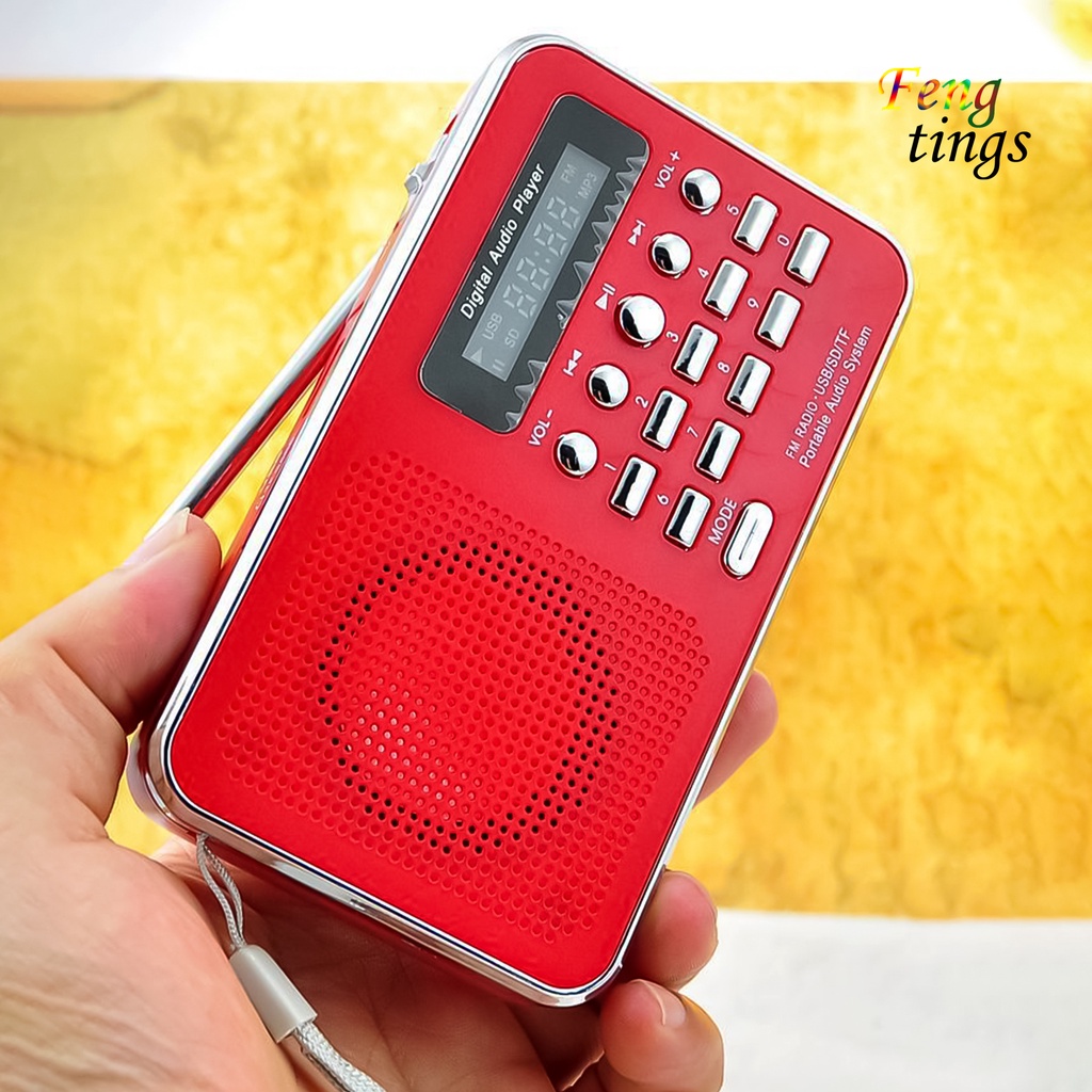 Radio L-938 Kỹ Thuật Số Mini 1.5 Inch 3w Fm Chuyên Dụng