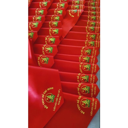 Khăn quàng đỏ học sinh  combo 10 khăn