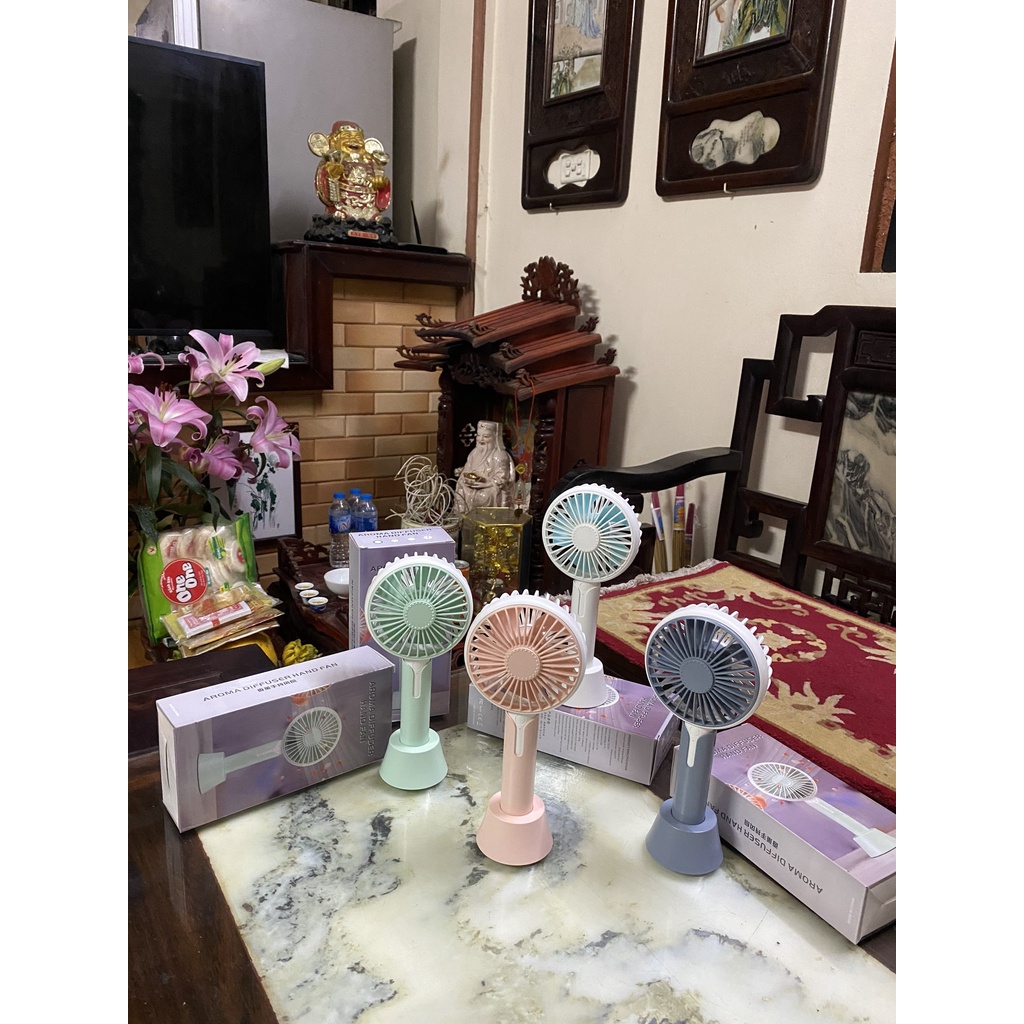 Quạt Cầm Tay Mini JOIL AROMA 3 cấp độ gió