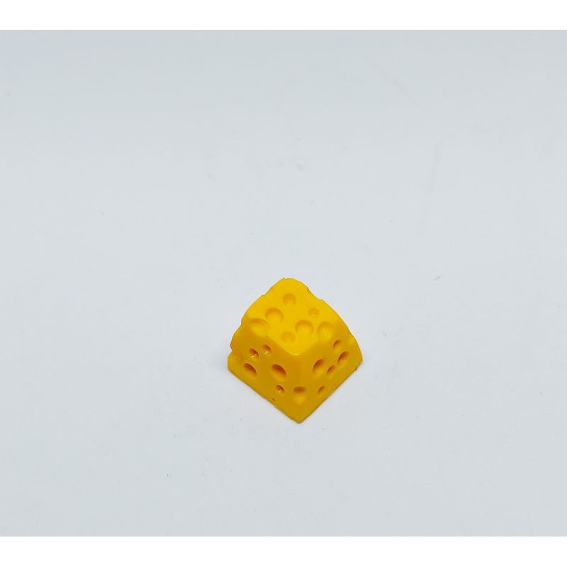 Keycap cheese clone trang trí bàn phím cơ gaming.