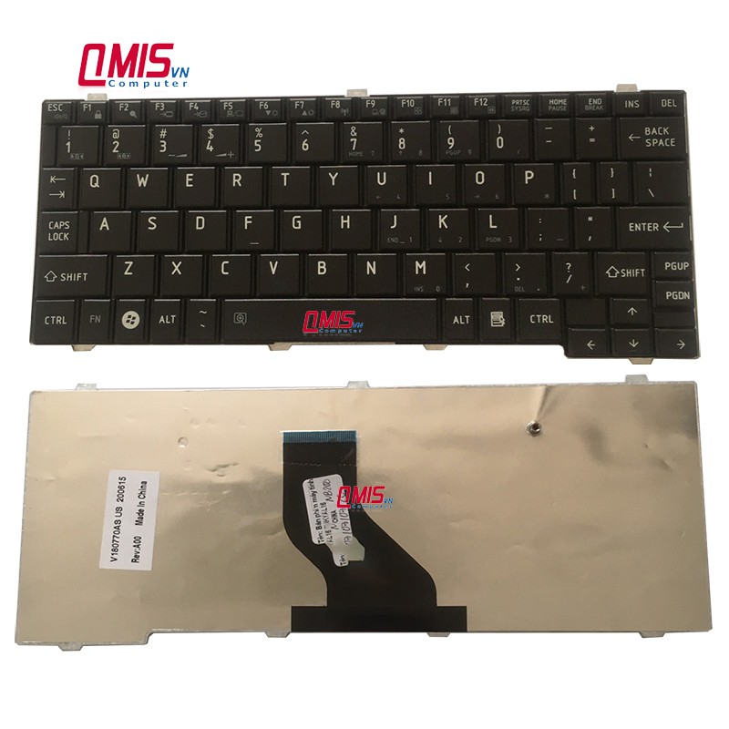 Bàn phím laptop Toshiba Satellite NB200 NB201 NB202 NB203 NB205 NB255 NB305 NB500 NB505 NB520 NB550 T110 T115 – NB200