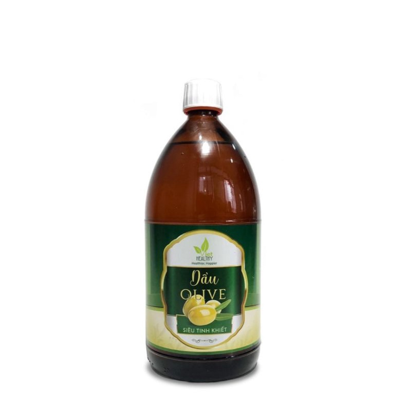Dầu Olive Extra Virgin siêu tinh khiết Viethealthy 1L, Dầu Ôliu nguyên chất organic
