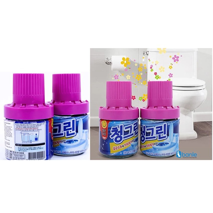 Bộ 4 chai thả bồn cầu K'Life hương ngàn hoa TI278
