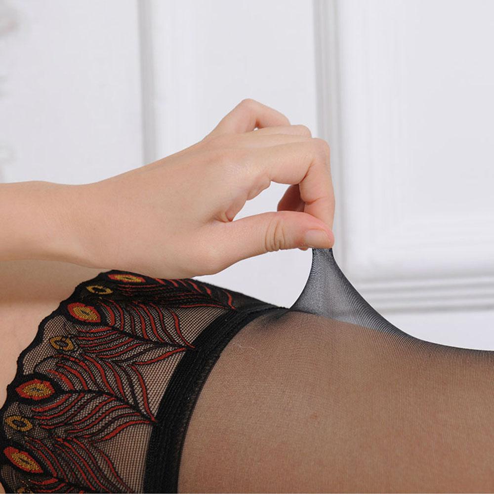 Đôi Vớ Ren Hoa PhốI HìNh Lông Công ThờI Trang Cho Nữ