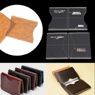 Mẫu rập ví đựng thẻ pattern, leather tool đồ da thủ công