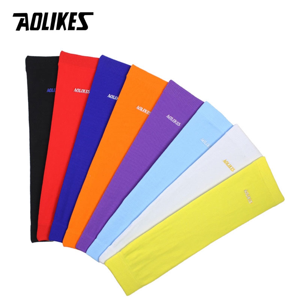 AOLIKES Ống tay hỗ trợ giữ ấm cánh tay an toàn khi chơi thể thao