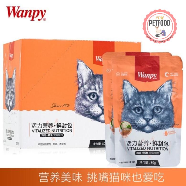 Pate wanpy cho mèo, sỉ từ 1000