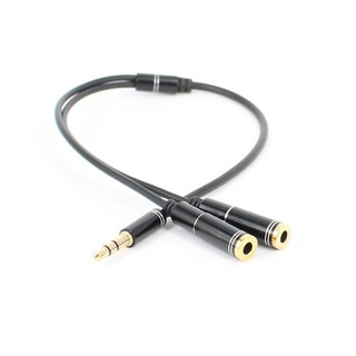 CÁP CHIA CỔNG 3.5MM RA 2 LỖ MICRO VÀ PHONE