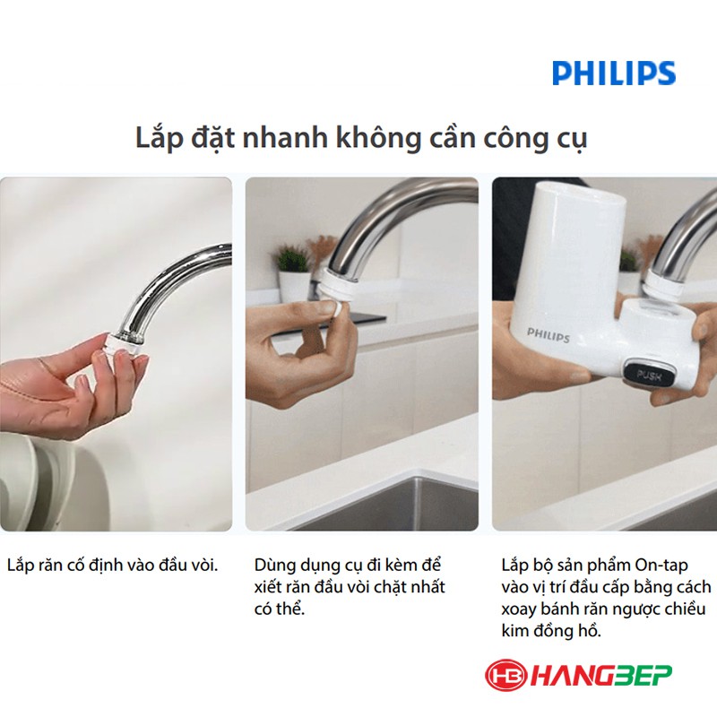 Bộ lọc nước tại vòi Philips AWP3753