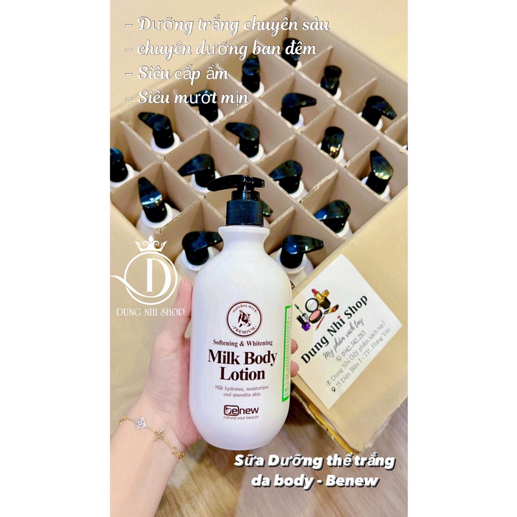 Kem dưỡng thể trắng da body BENEW MILK LOTION Hàn quốc 450ml | BigBuy360 - bigbuy360.vn