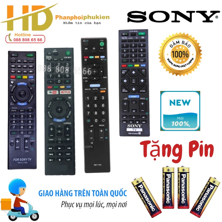 [FREESHIP 50K] REMOTE ĐIỀU KHIỂN TV SONY CHẤT LOẠI CAO CÁC LOẠI