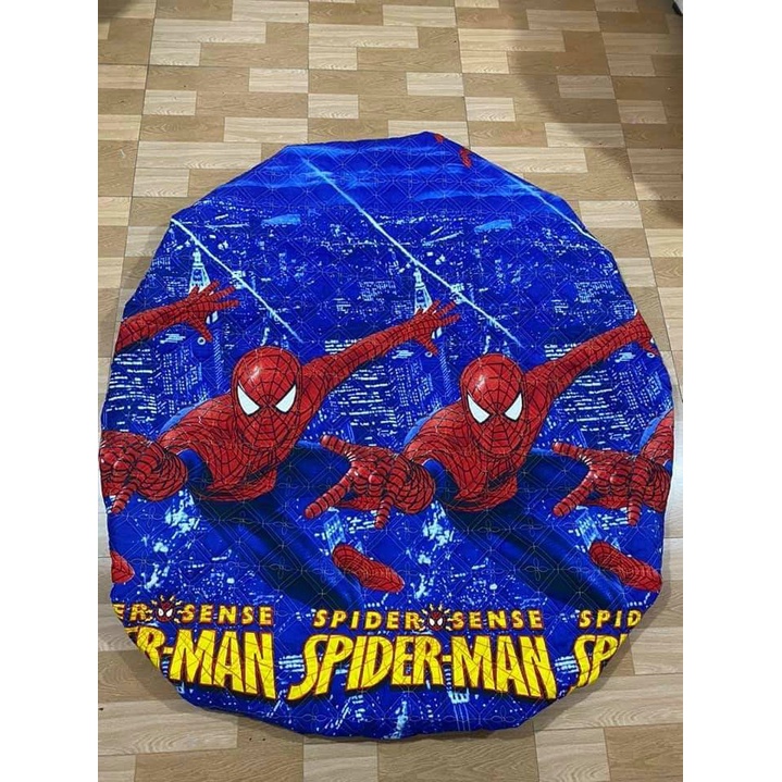 Trọn Bộ 5 Món chăn phao ga gối poly cotton hàng loại 1 mẫu siêu nhân