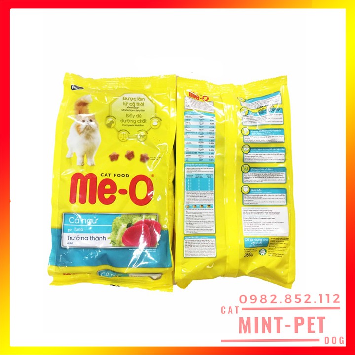 Thức Ăn Hạt Khô Me-O Cho Mèo Lớn Gói Mini 350 gram #MintPet