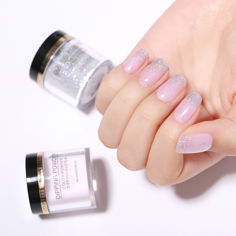 BORN PRETTY Bột Nhúng Móng Tay Acrylic Trong Suốt Dạng Lỏng 15ML