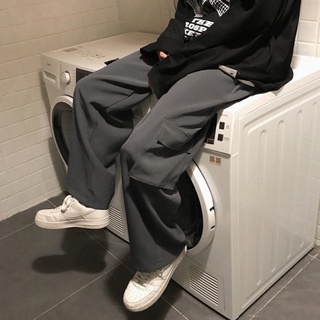 Quần Dài Ống Rộng Phong Cách Hip Hop Đường Phố Hàn Quốc Tf1 Cho Nam