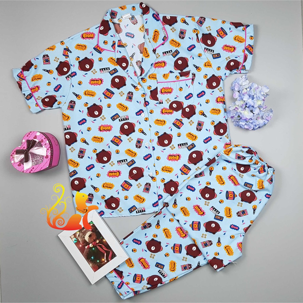 THANH LÝ | Đồ Bộ Mặc Nhà "Quần dài" Pijama Kate Thái - Dưới 58kg (Phần 3) | BigBuy360 - bigbuy360.vn