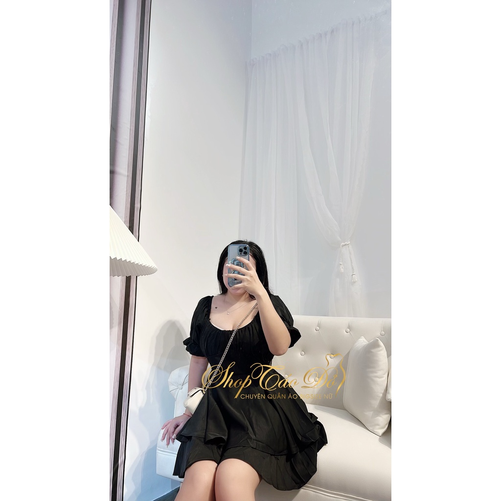 (TÁO ĐỎ BIGSIZE 55-90KG) Jumpsuit xếp ly ngực thắt nơ lưng bigsize siêu xinh D49 ( ảnh thật shop chụp 100%)