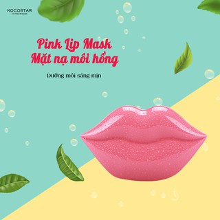 (GRAB / NOWSHIP) (Hộp 20 miếng) Mặt Nạ Môi Hồng Kocostar LIP MASK PINK