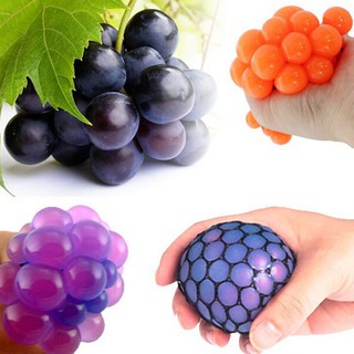 Đồ chơi quả bóng cao su mềm in hình chùm nho vui nhộn
