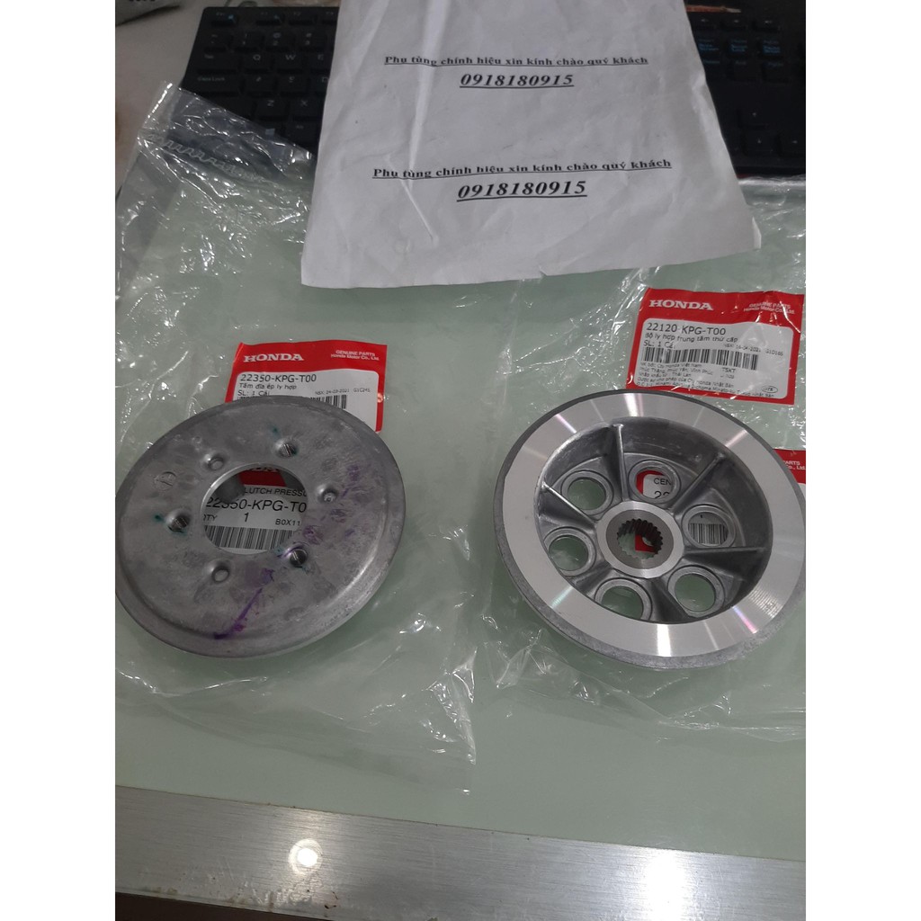K26 bộ côn trước msx 125  Tấm đĩa ép ly hợp Bộ ly hợp trung tâm thứ cấp msx 125 chính hiệu honda