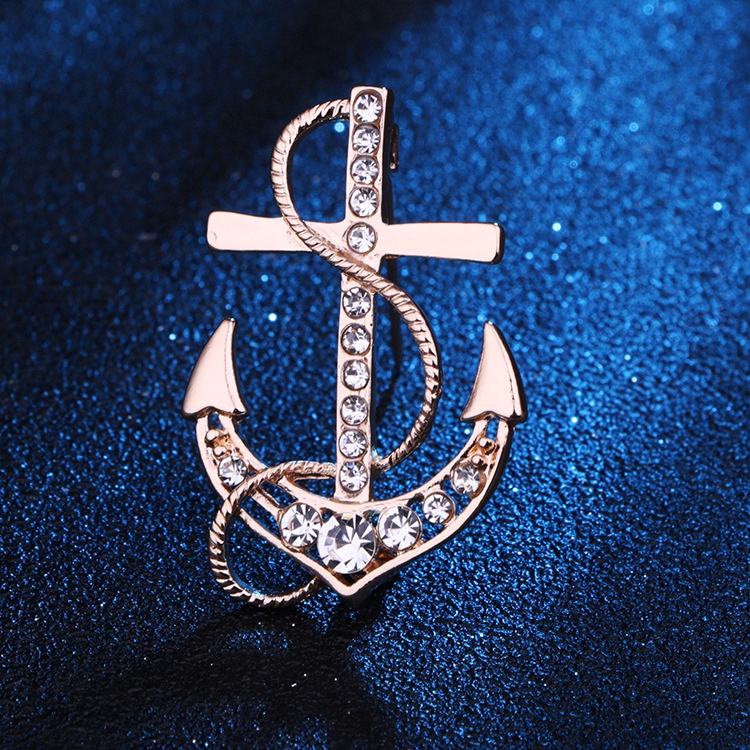 Ghim cài áo EFAN hình mỏ neo dễ thương