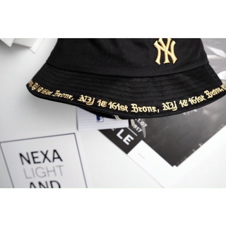 Mũ lưỡi trai/bucket NY đen nam nữ (người lớn)
