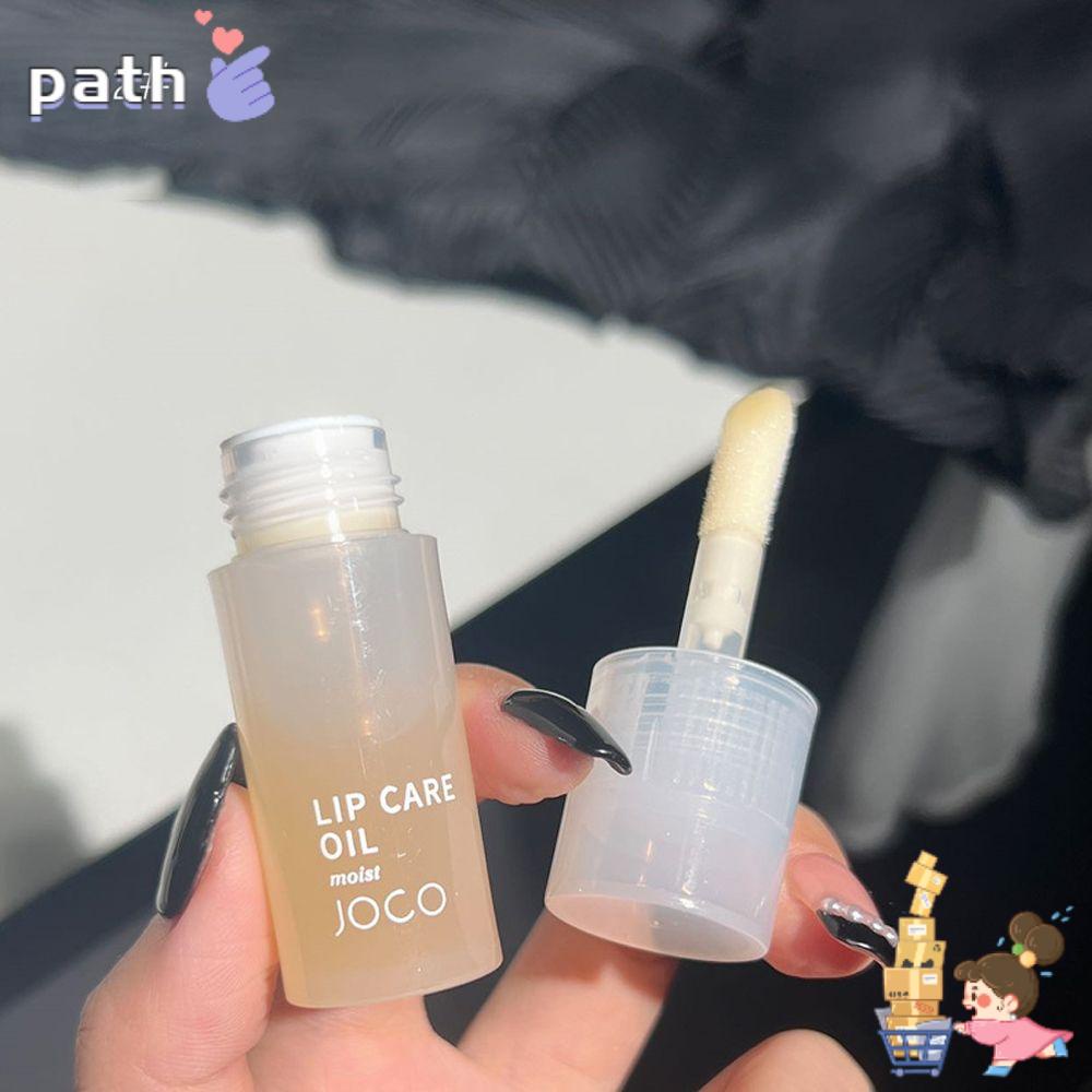 Dầu Dưỡng Môi Trong Suốt Không Dính Đầu Cọ Lớn Trang Điểm Cho Đôi Môi Đầy Đặn