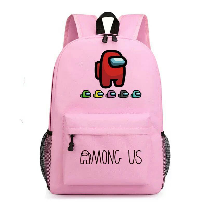 Balo cặp học sinh Among Us Pokemon nhiều màu size 45*31*18cm