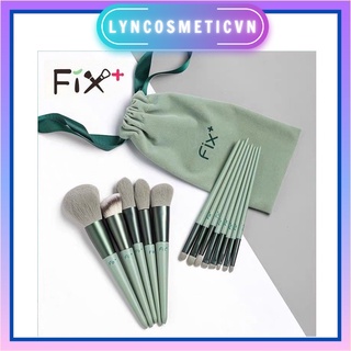Set cọ trang điểm makeup chuyển nghiệp Fix 13 cây siêu mềm +  kèm túi đựng