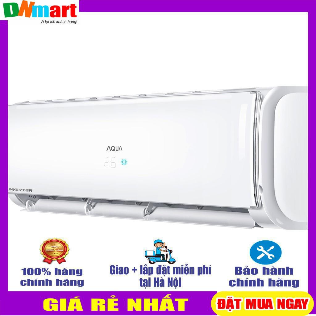 Điều hòa Aqua AQA-K/CRV13TH 13000btu 1 chiều inverter R32 cao cấp{VẬN CHUYỂN MIỄN PHÍ + LẮP ĐẶT TẠI HÀ NỘI}