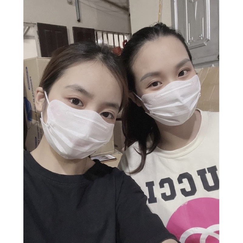 Khẩu trang Cua người lớn 4 lớp-túi 10c