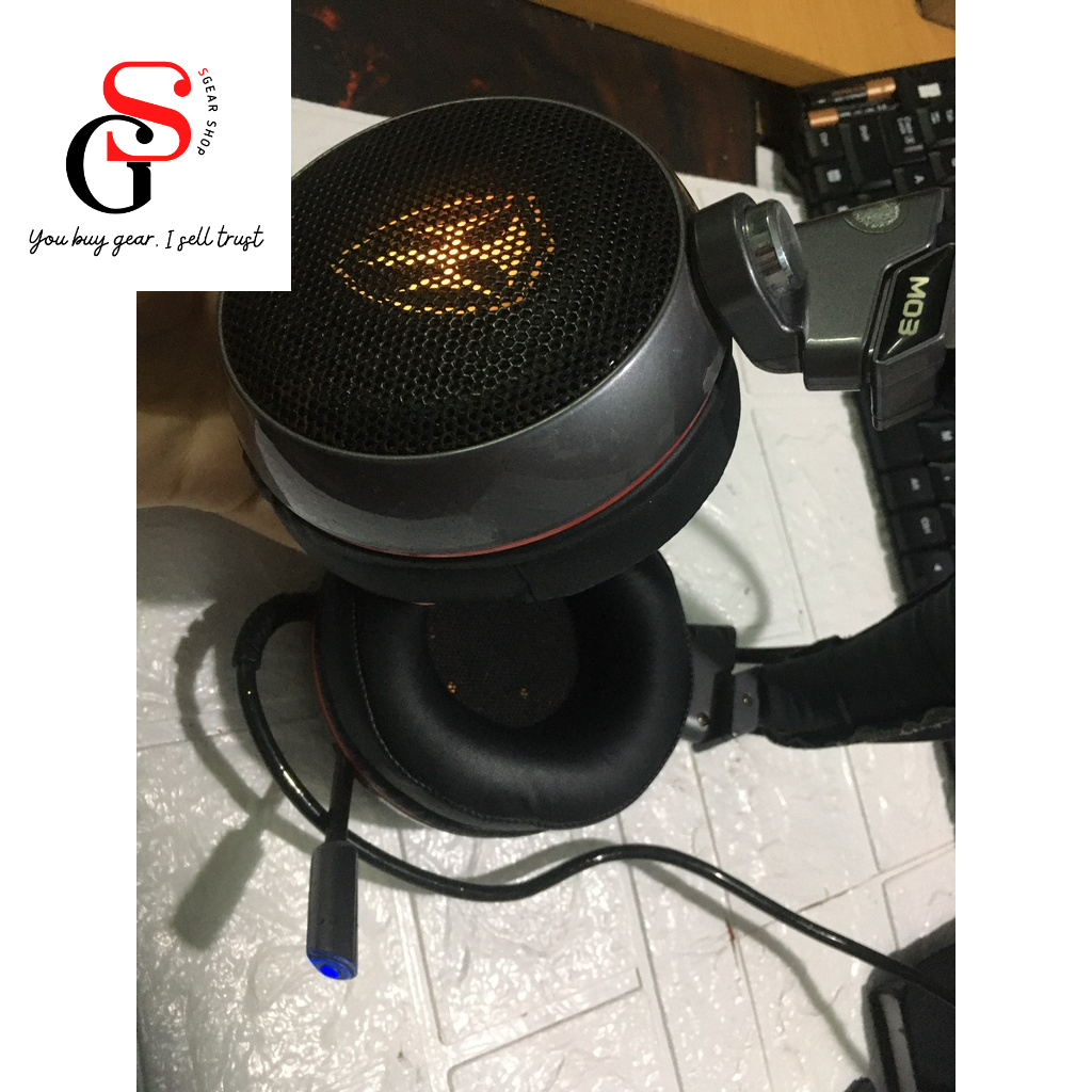 Tai nghe gaming Computer Headset WangMing M03 7.1 USB CÓ RUNG - Hàng chính hãng 2ND 85%