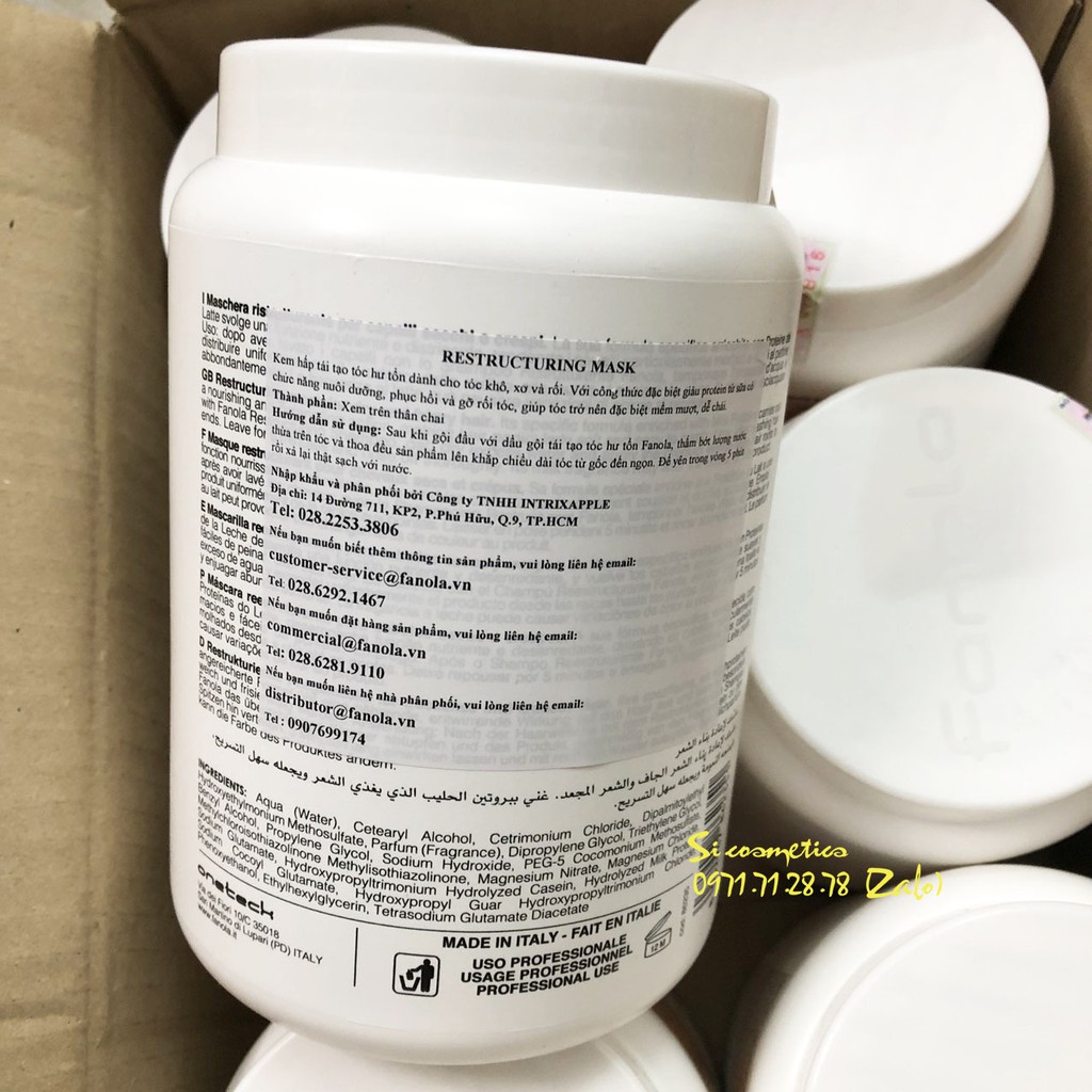 [Hàng công ty] - Hấp dầu Fanola Nutri Care 1500ml chính hãng | BigBuy360 - bigbuy360.vn