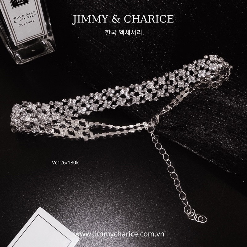 Vòng cổ choker đá cao cấp Jimmy & Charice