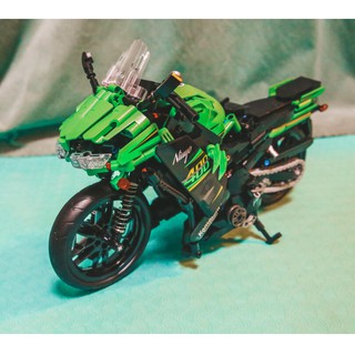 đồ chơi giáo dục Lắp Ráp mô hình Sembo 701805 Technic Car Ducatis  Kawasakii Ninja 400 Autocycle xe máy