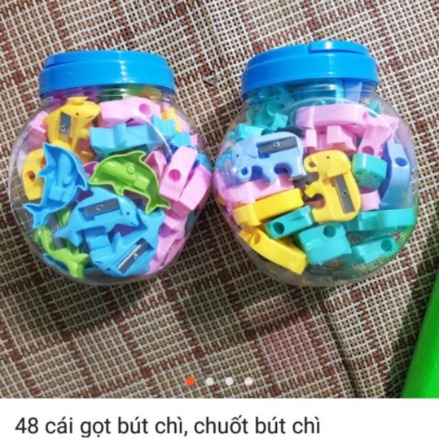 Lọ 24 Gọt Bút Chì Ngộ Nghĩnh