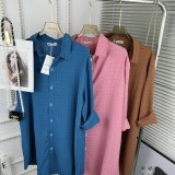 Váy Đầm Sơ Mi Kẻ Ô Tay Dài | Smide Clothing