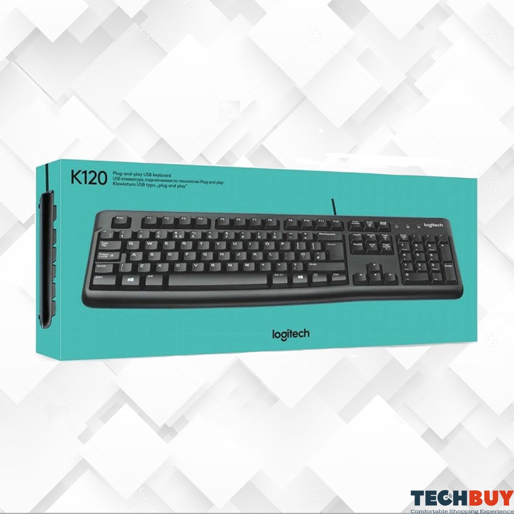 Bàn phím văn phòng Logitech K120 có dây - Bảo hành 3 năm chính hãng I Logitech K120 KeyBoard