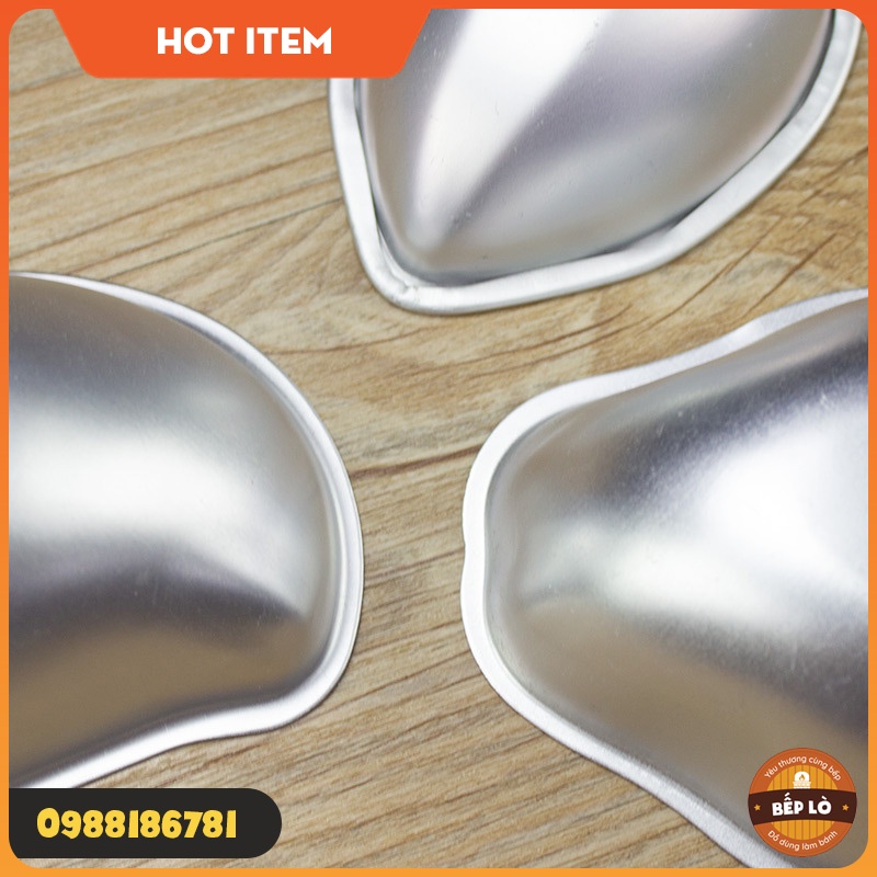 Khuôn bánh pudding bánh rau câu hoa quả lê / táo / xoài / chanh / đào / đu đủ