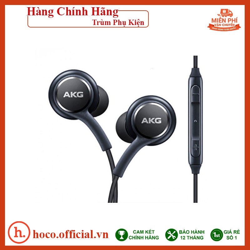 [Siêu rẻ] Tai nghe AKG S10, Tai nghe samsung S10 âm thanh tuyệt hảo, chống ồn tặng kèm 4 nút tai thay thế