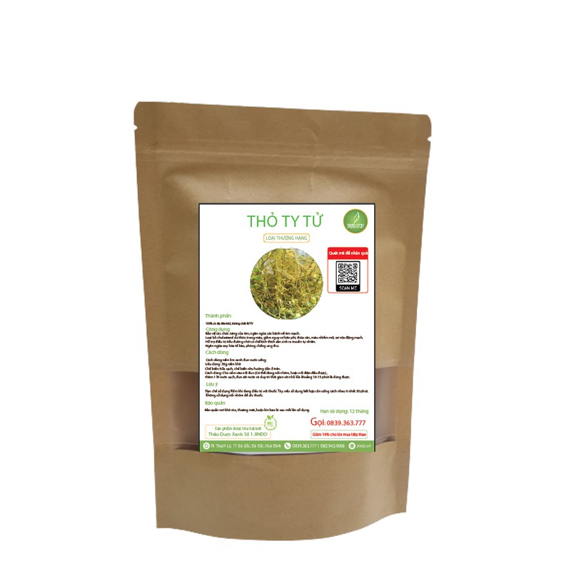 Thỏ ty tử khô thượng hạng JINDO 1kg