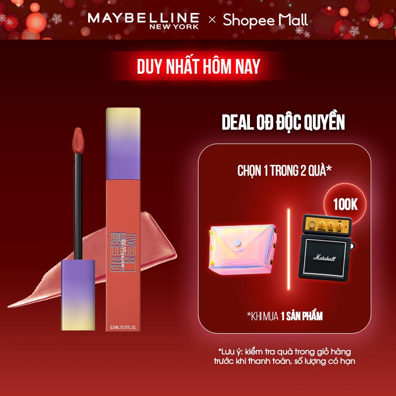 [Phiên bản giới hạn] Son Kem Lì 16h Lâu Trôi Maybelline New York Super Stay Matte Ink Free The Beat Lipstick 5ml | BigBuy360 - bigbuy360.vn